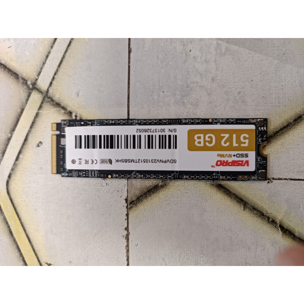SSD NVME 512GB visipro