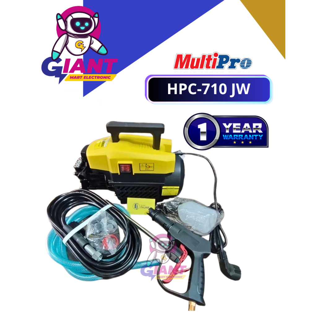 HIGH PRESSURE CLEANER HPC-710 JW   MULTIPRO JET CLEANER 700 WATT