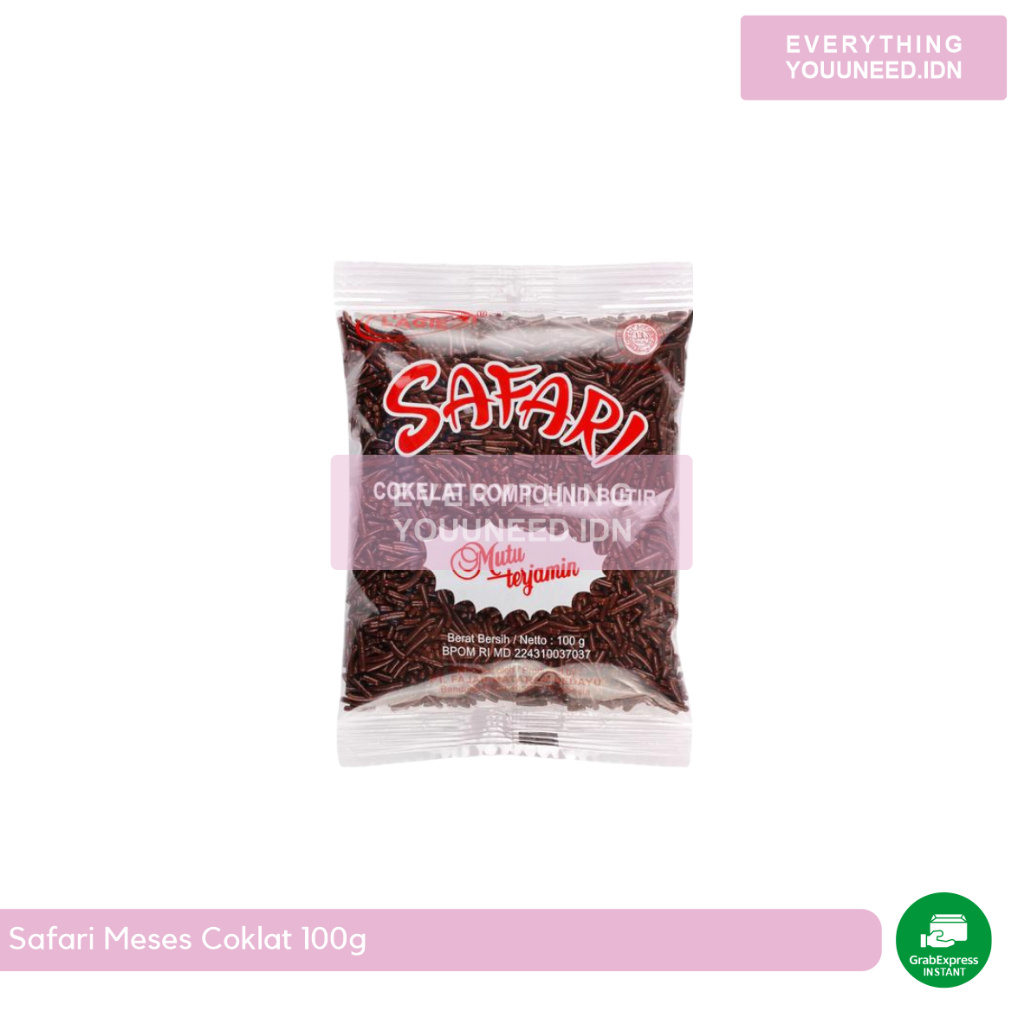 Safari Meses Coklat 100gr