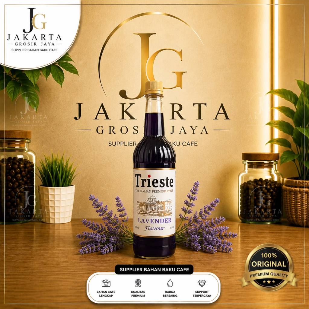 Trieste Syrup Lavender 650ml - Trieste Syrup Lavender