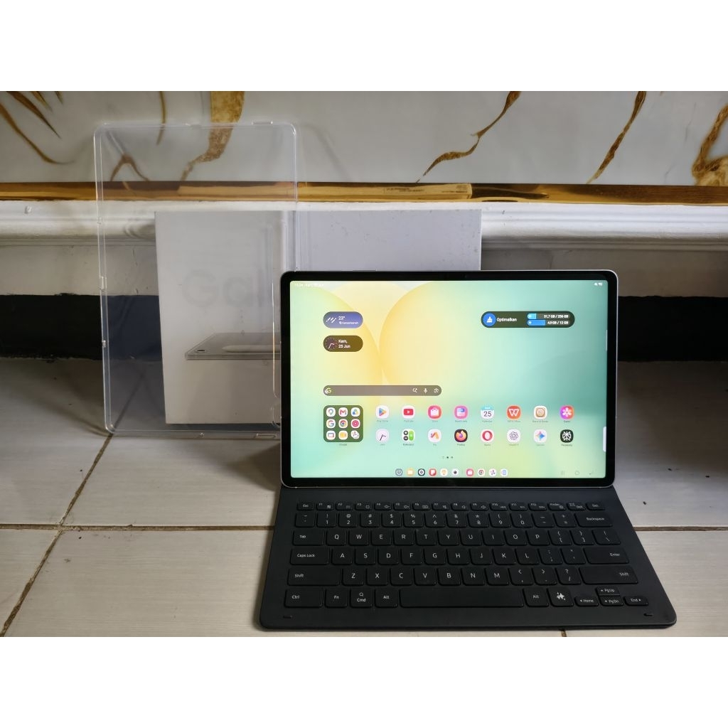 samsung galaxy tab s10 fe plus 12/256 sein second + book cover