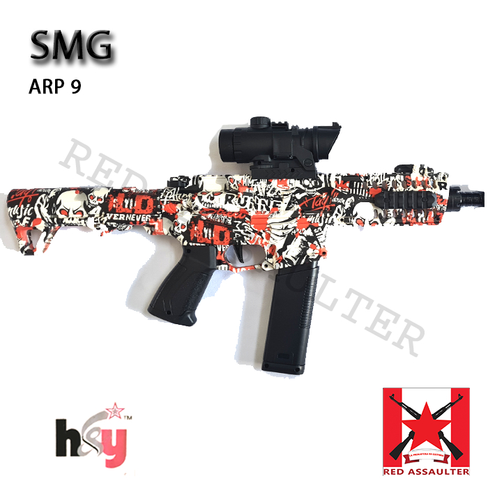 ARP9 ARP 9 Water Gel Blaster WGB WGG Otomatis Automatic Automatis Red Assaulter