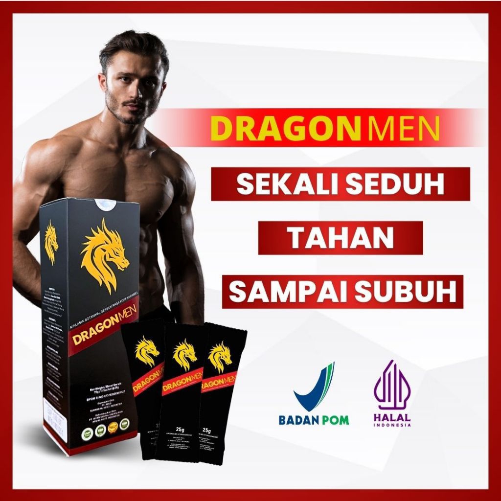 DRAGON MEN Minuman Kopi serbuk stamina pria dewasa