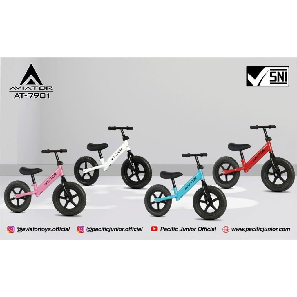 balance bike, push bike aviator