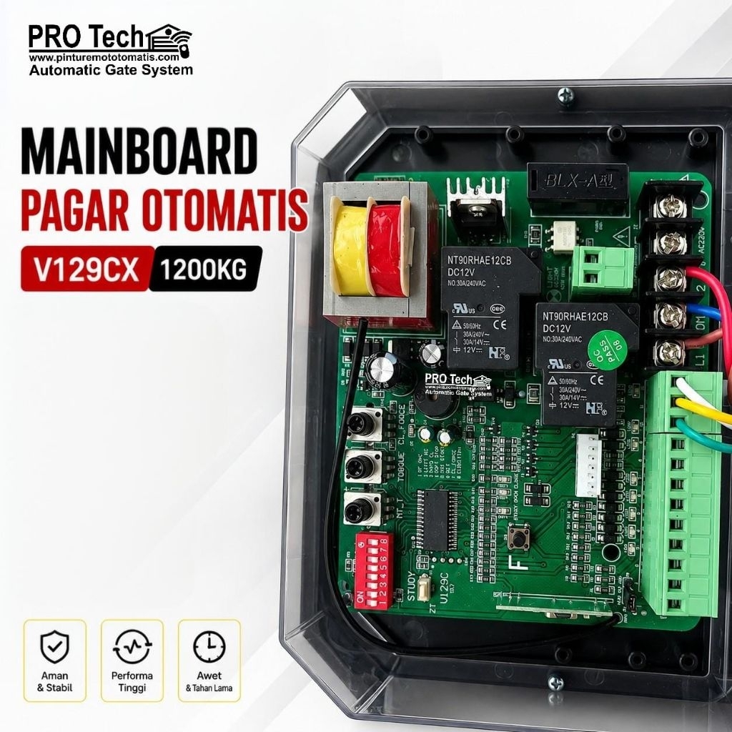 PRO TECH Control Panel Mainbord Sliding Gate 1200kg