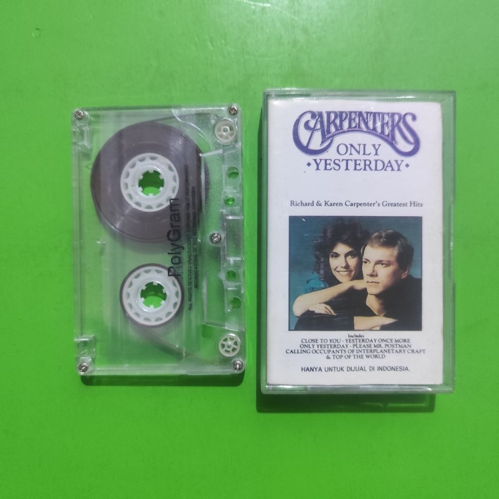 Kaset CARPENTERS Only Yesterday