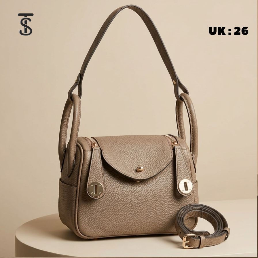 Tas Herm3s Lindy 26 Mocca Premium | Tas Selempang Wanita