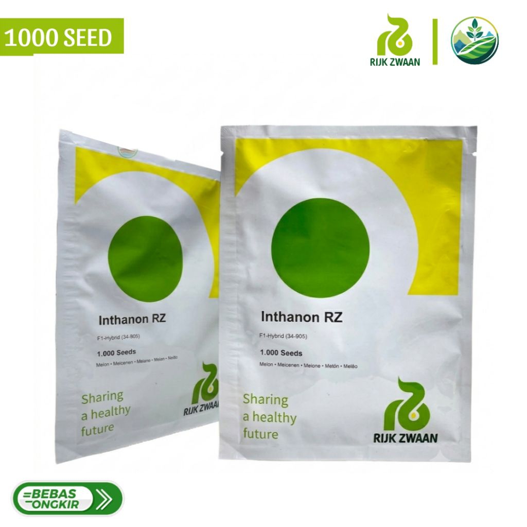 Benih melon Inthanon rz f1 kemasan 1000 seeds