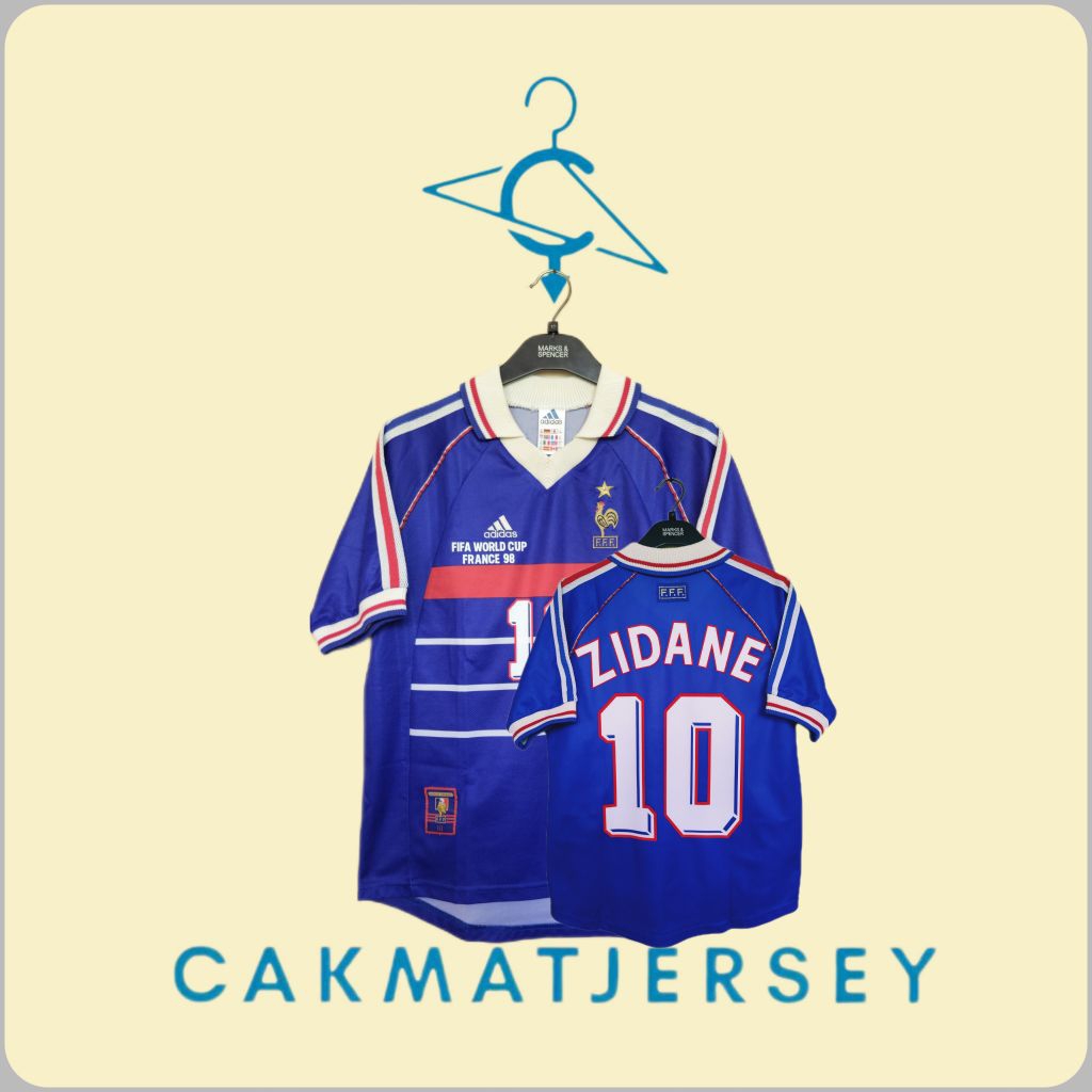 Jersey Prancis France Home WC 98 Original