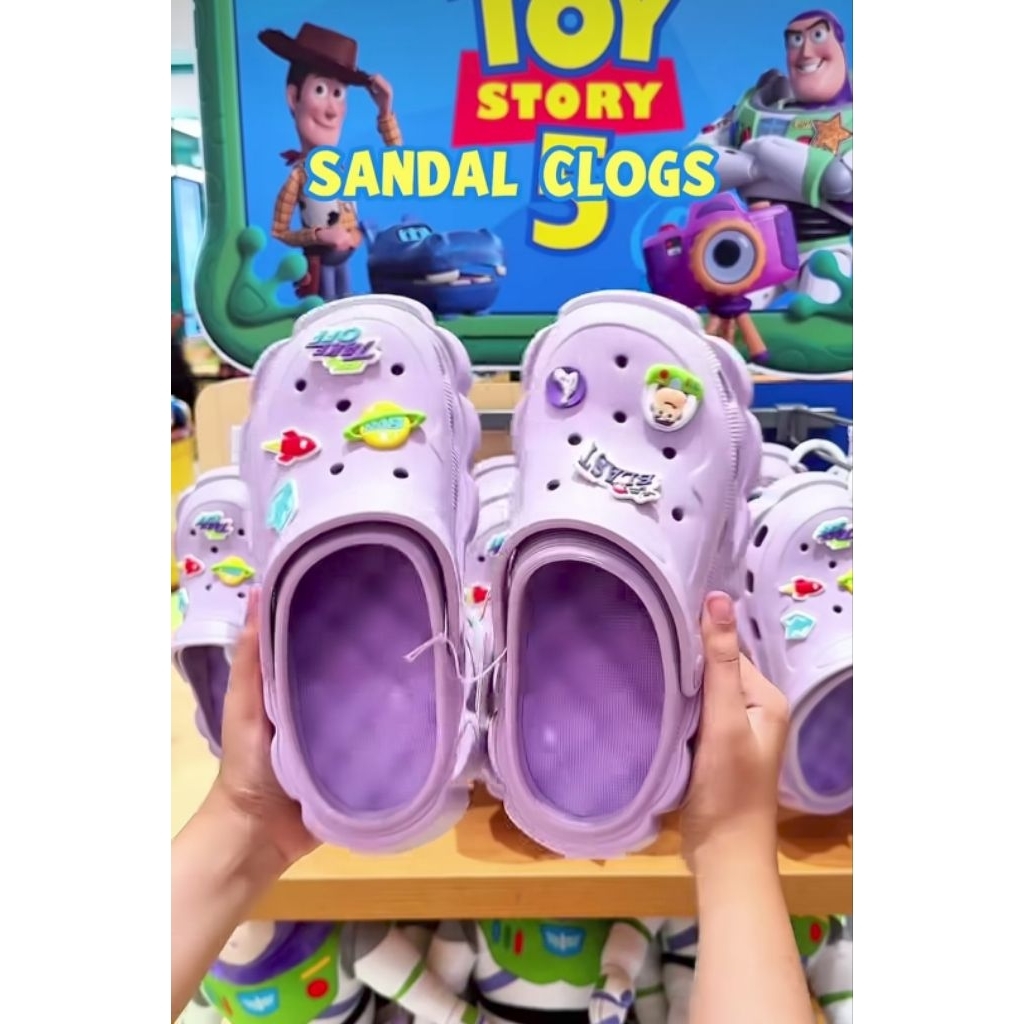 Sendal Crocs Buzz Lightyear Toy Story Miniso x Toy Story