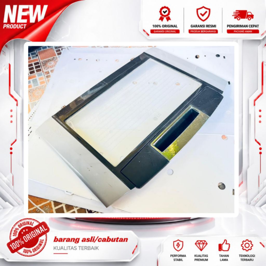 COVER DEPAN ATAS ,MESIN CUCI LG INVERTER TUTUP MESIN CUCI LG INVERTER