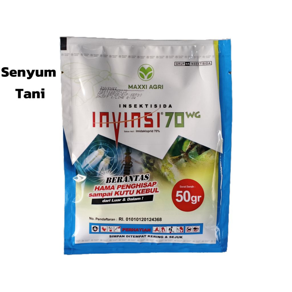 insektisida INVINSI 70wg imidakloprid , obat trips , kutu kebul