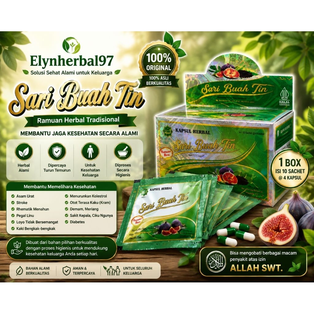 KAPSUL BUAH TIN ORIGINAL