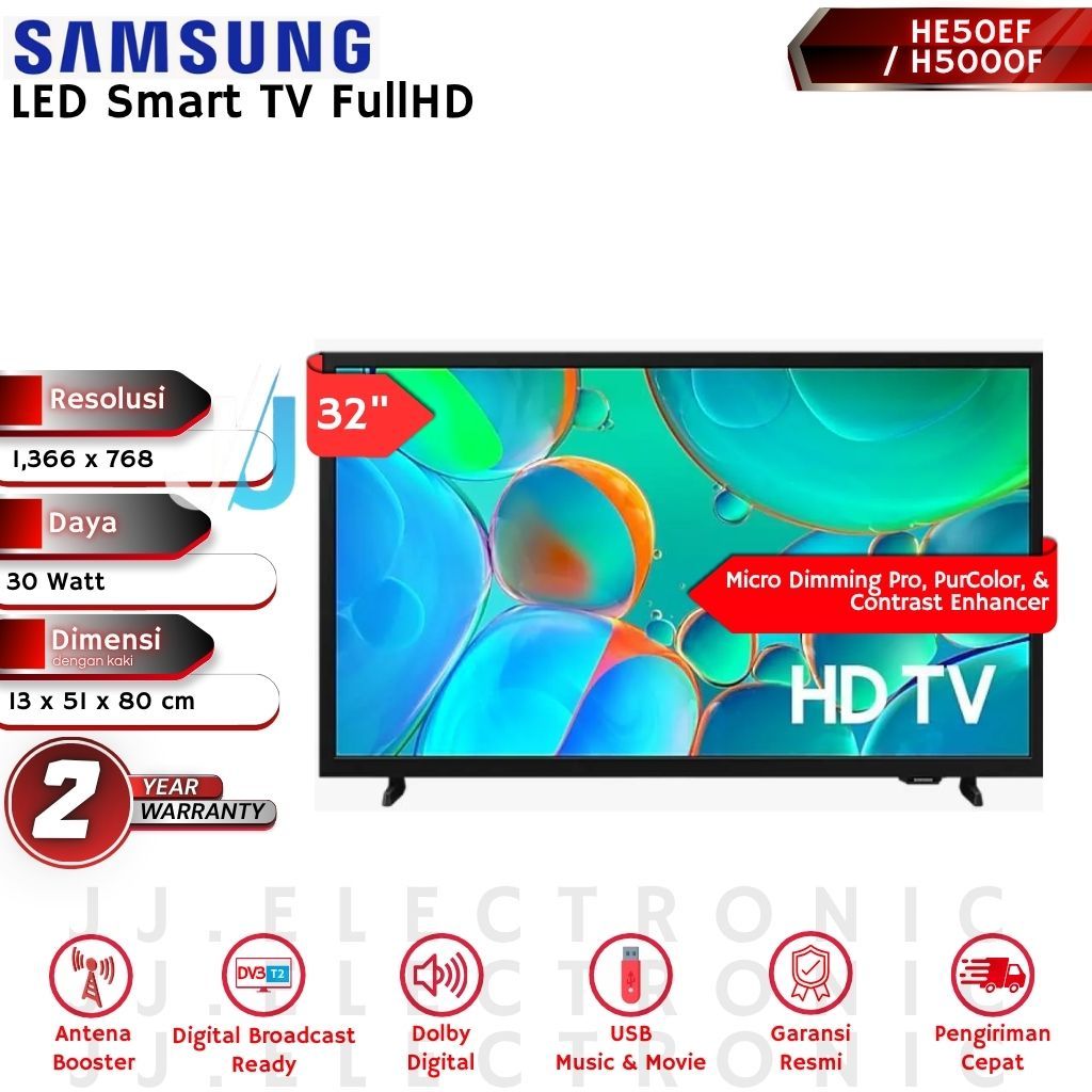 SAMSUNG 32 inch Smart TV FullHD HE50EF / UA-32H5000F