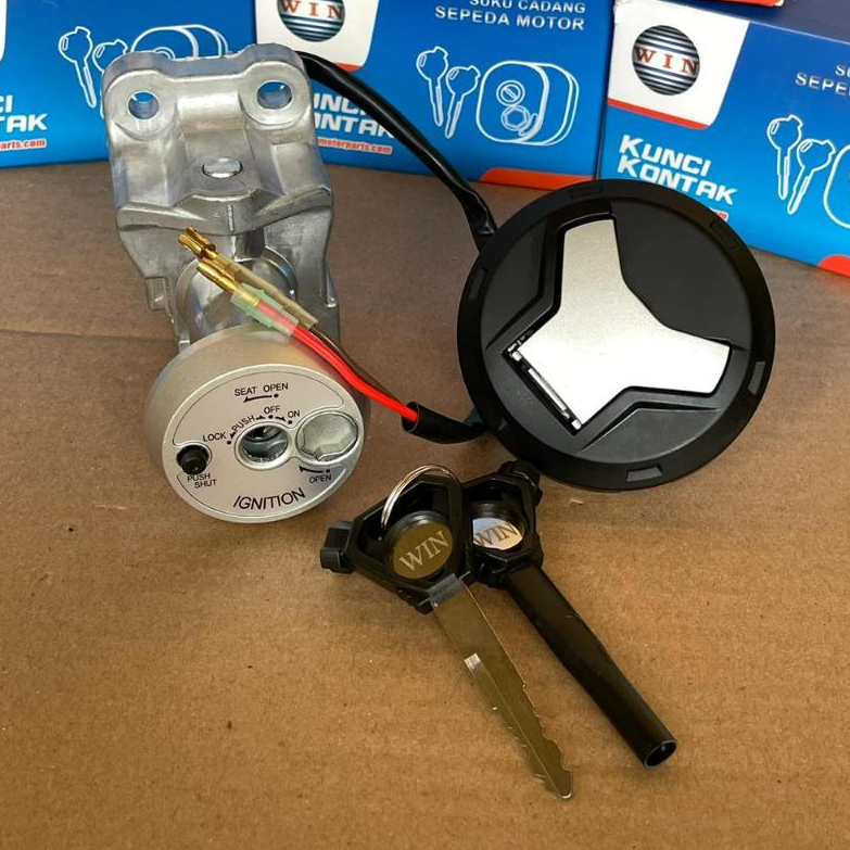WIN Set Kunci Kontak Key Set Kunci Kontak dan Jok NMax Berkualitas Presisi Tinggi