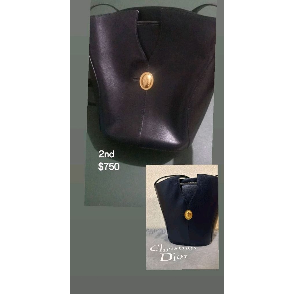Christian Dior Vintage Bucket Bag Original