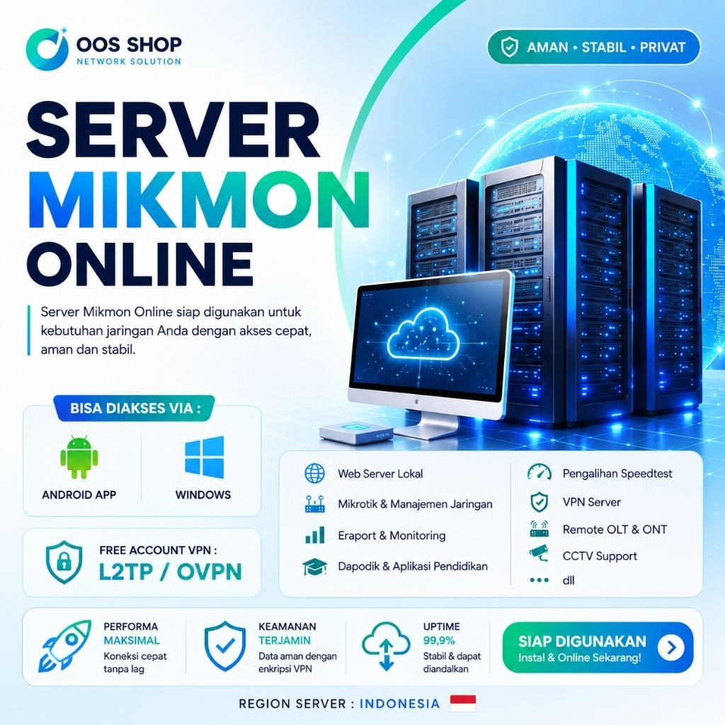 Mikhmon Online Mikrotik Cloud Web Server