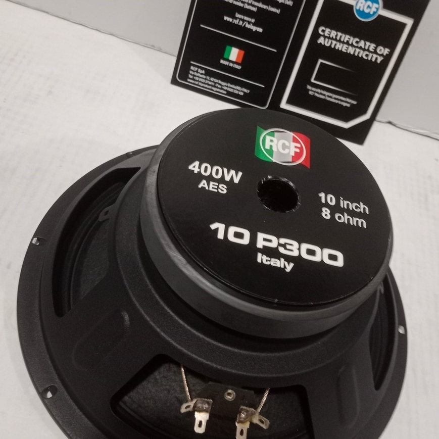 Speaker Komponen 10Inch//RCF10P300 VC3Inch,400WatAES Original Italy