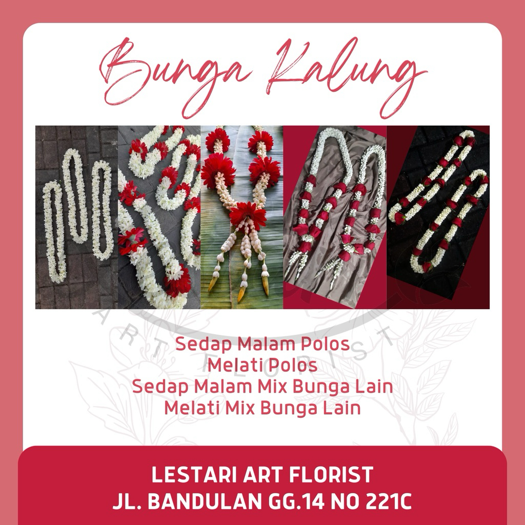Kalung Roncean Bunga Sedap Malam / Kalung Roncean Bunga Melati