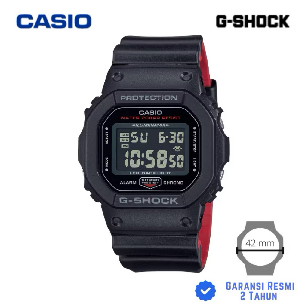 JAM TANGAN PRIA CASIO G-SHOCK DW-5600UHR-1