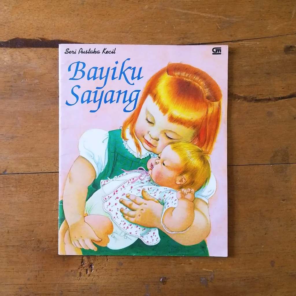 Buku Cerita Anak Vintage Seri Pustaka Kecil Bayiku Sayang dengan Ilustrasi Cantik dari Eloise Wilkin