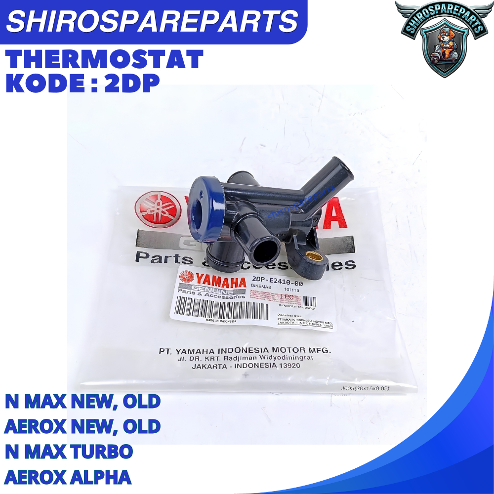 Thermostat Termostat Yamaha NMAX Old 155 Aerox 155 Lexi 125 Kode 2DP Original Asli YGP Katup Pengatu