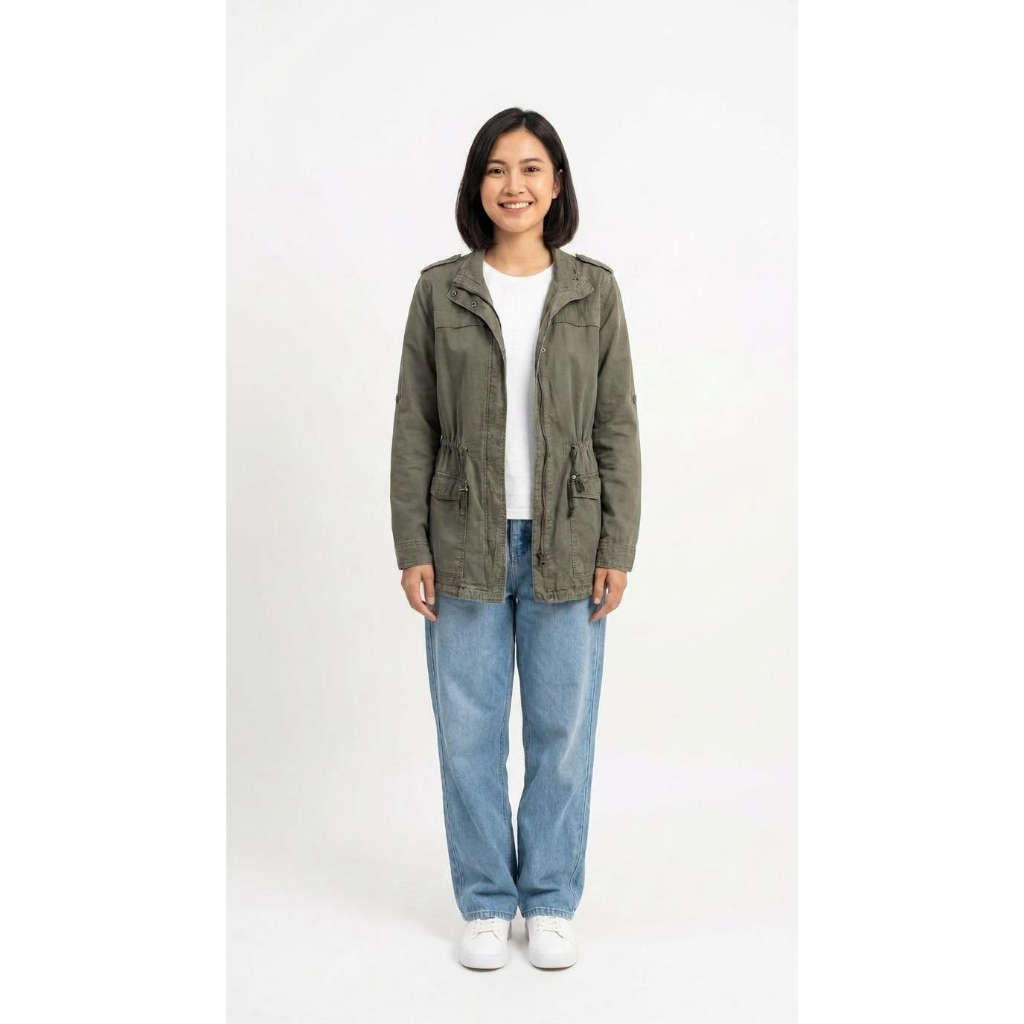 Jaket Parka Cewek/ Woman Levi's Size L
