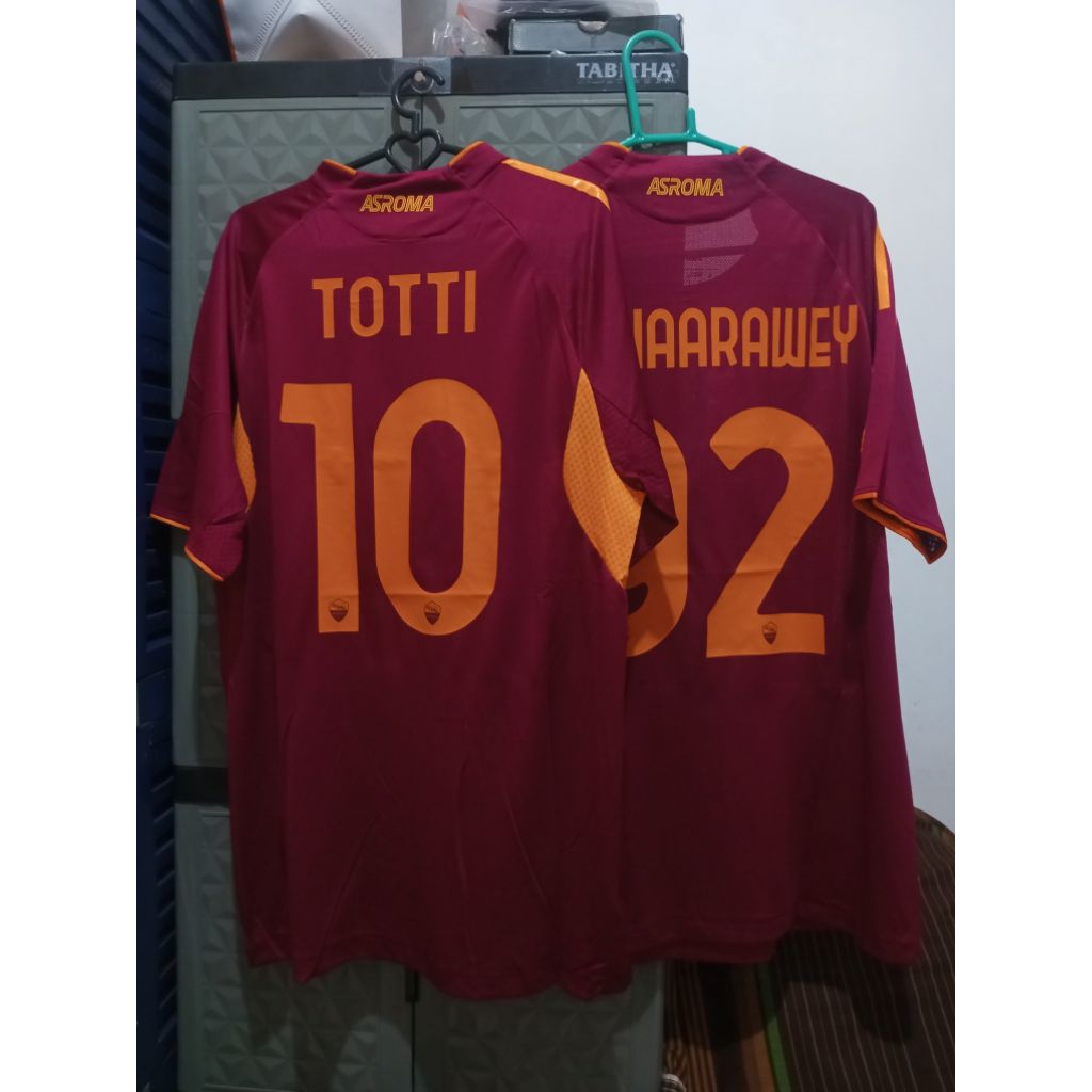 ( BNWT ) JERSEY PLAYER ISSUE AS ROMA 25/26 + NAMESET
