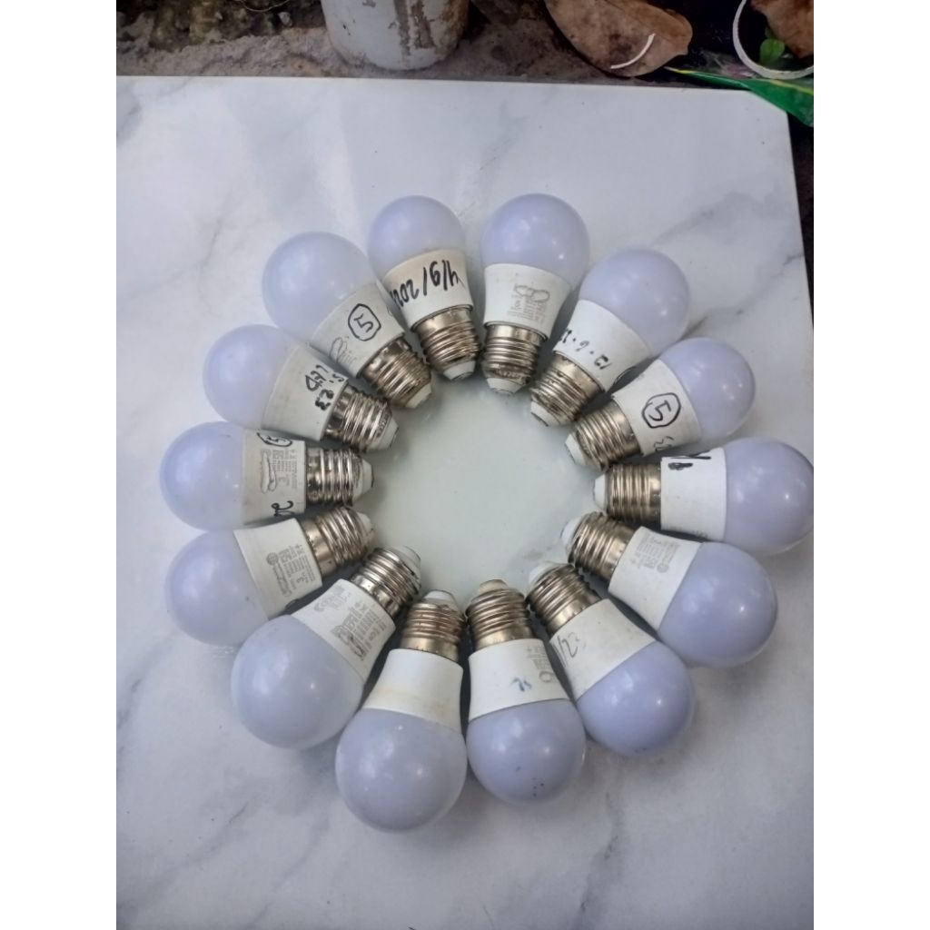 lampu led on bekas,mesin baru 5watt