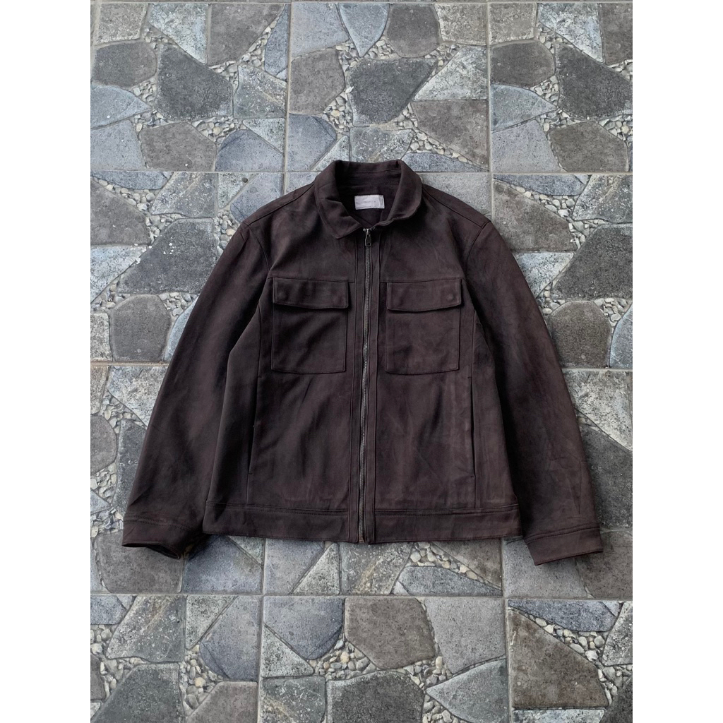 Project M Suede Big Pocket Jacket
