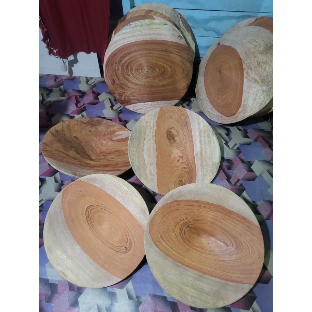 Alat Dulang Emas Tradisional 50cm Kayu Jingah/Rengas Kalimantan