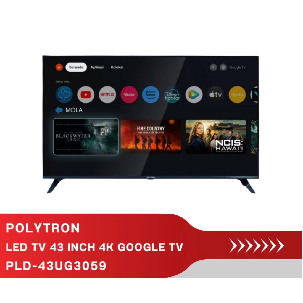 LED TV 43UG2059 POLYTRON GOOGLE TV 4K UHD