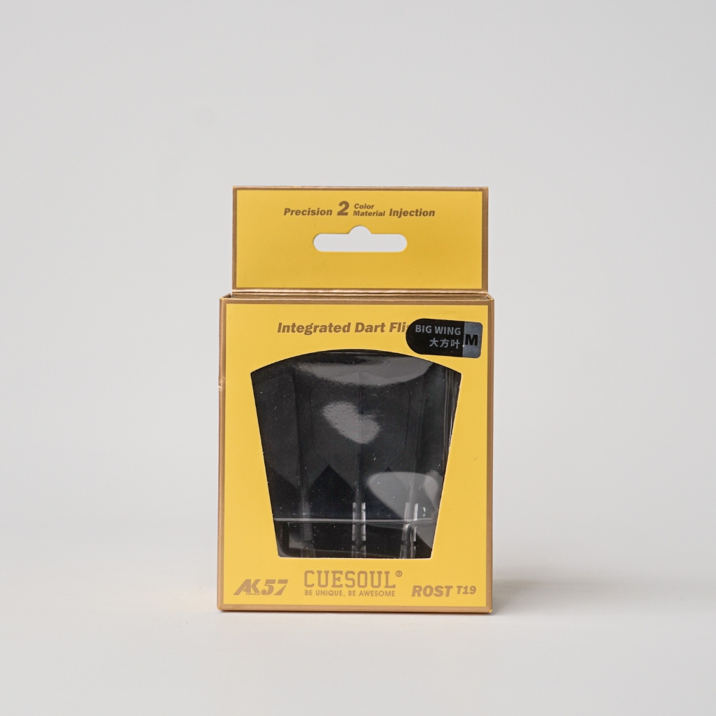 CUESOUL INTEGRATED DART FLIGHT ROST T19 BIG WING SIZE M