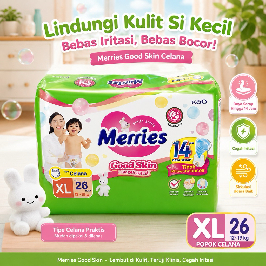 MERRIES POPOK CELANA SIZE XL