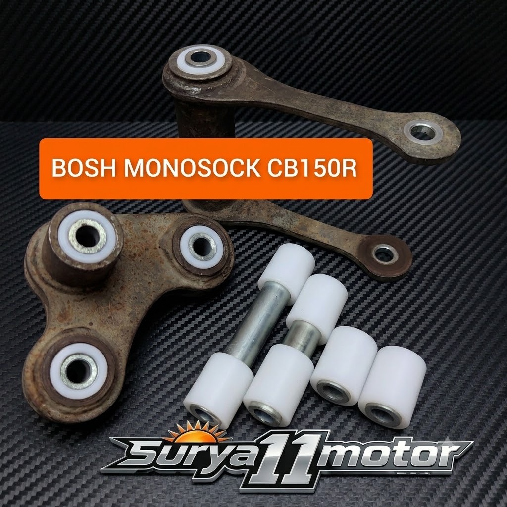 Bosh Monosock CB150R OLD NEW Bosh PROLINK CB150R CBR150 OLD NEW Bahan Teflon PNP Prolink Original