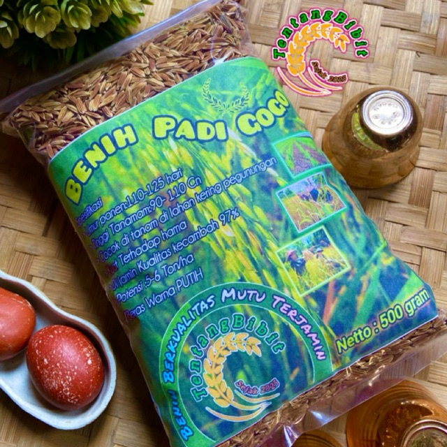 Benih padi gogo / bibit padi huma / bibit padi darat 500 gram