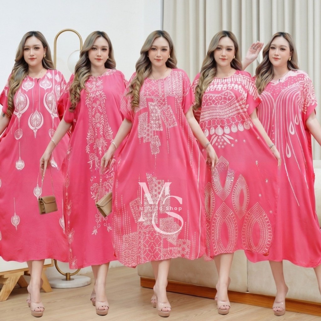 Daster Lowo Pink Premium Jumbo Ld 130cm Daster Lowo terbaru Viral Kekinian Daster Lowo Murah Berkual
