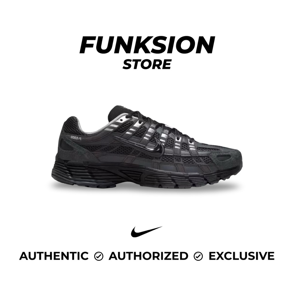 NIKE P-6000 SUEDE ANTHRACITE METALLIC SILVER | 100% ORIGINAL