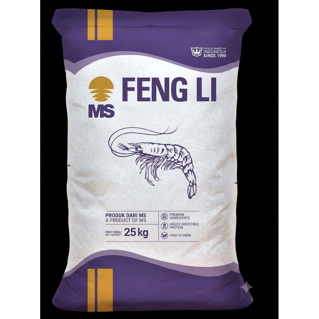 Pakan Ikan Fengli Repack 1kg