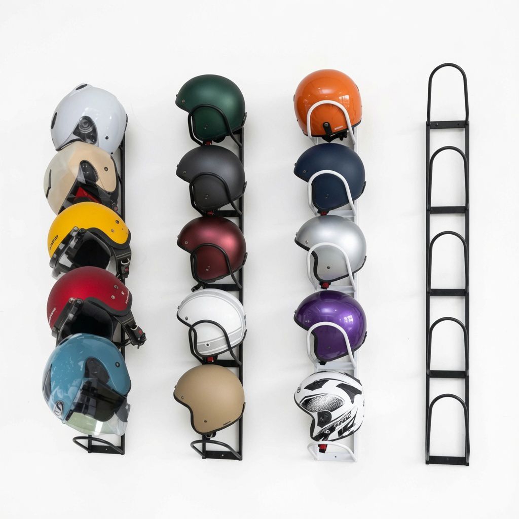 rak helm braket rak susun helm 5 susun