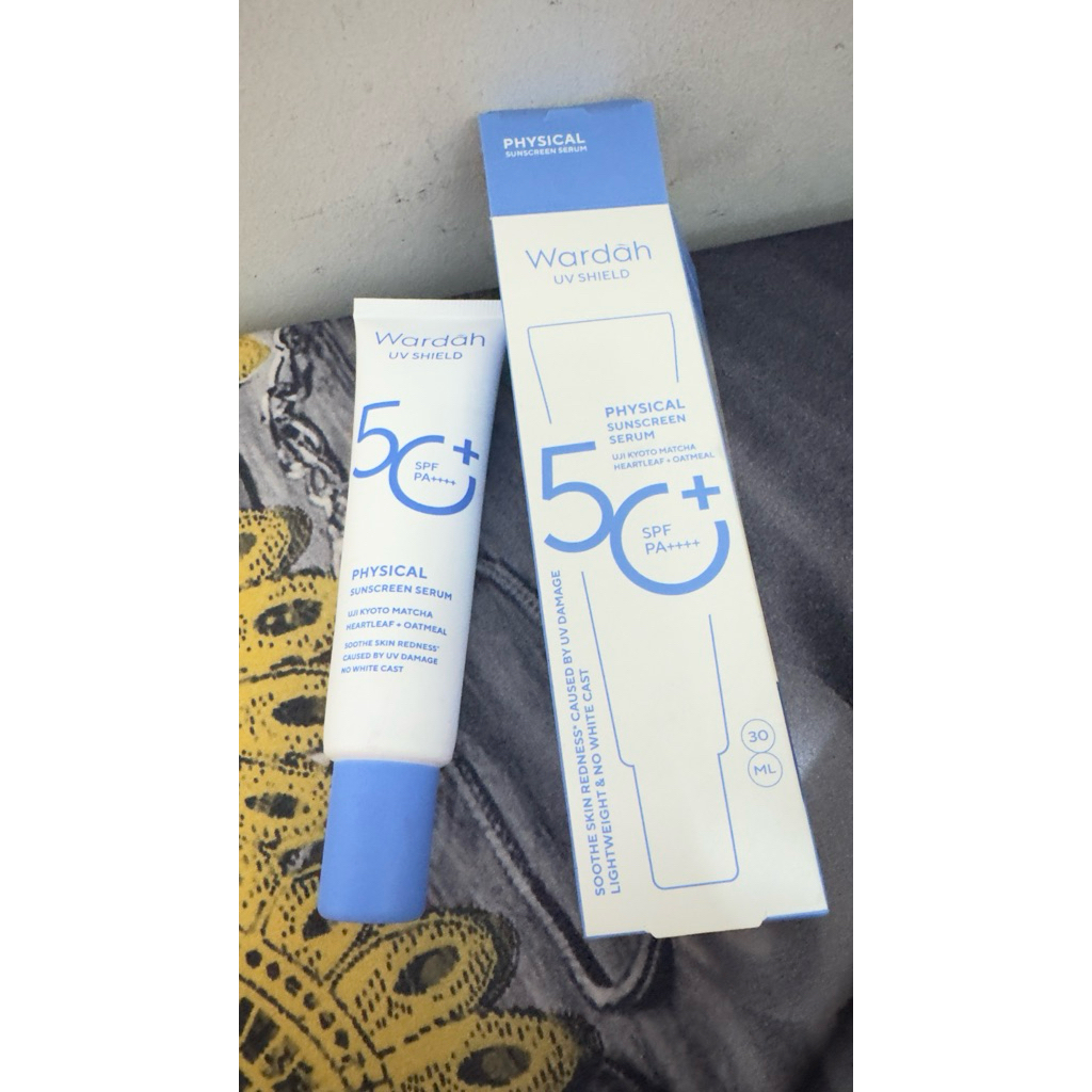wardah physical sunscreen - preloved