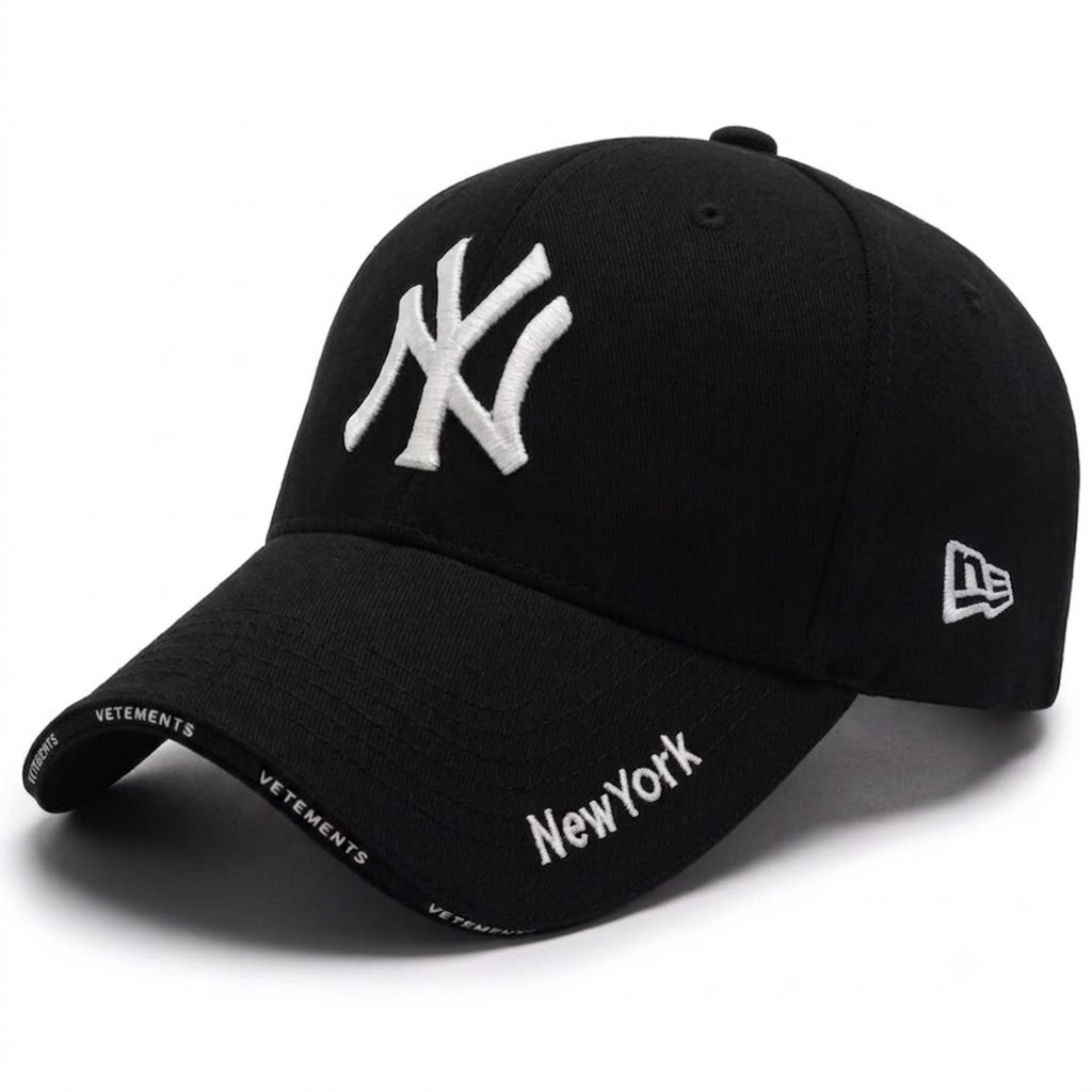 Topi Bisbol NY New York Vetements Bordir Pria Wanita Baseball Cap Distro Premium
