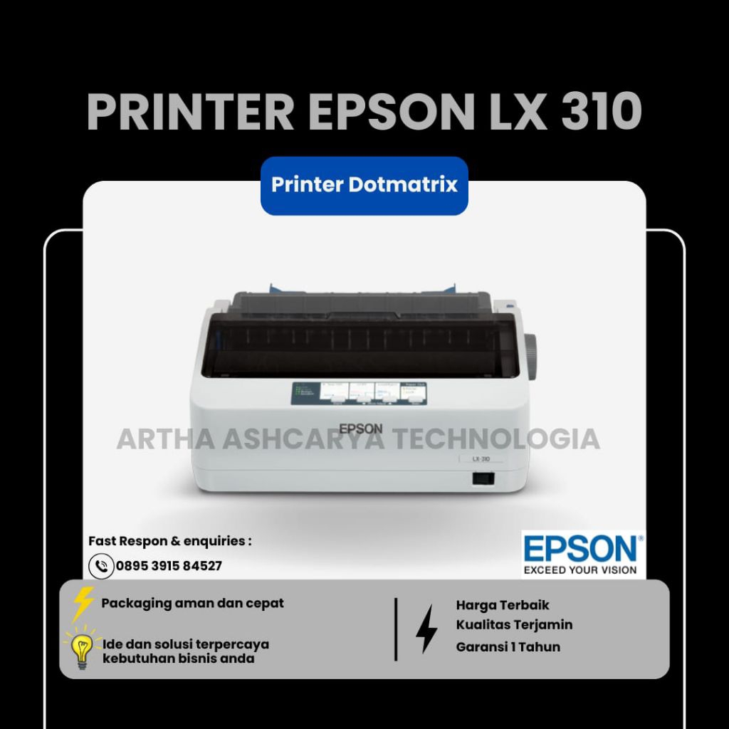 PRINTER EPSON LX 310 || EPSON LX 310 || PRINTER DOTMATRIX