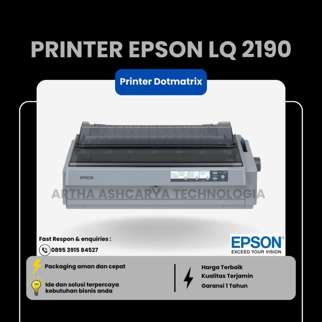 PRINTER EPSON LQ 2190 || EPSON LQ 2190 || PRINTER DOTMATRIX