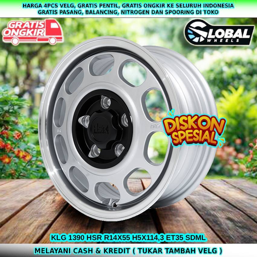Velg ring14 untuk mobil L300| Grandmax| dll velg hsr klg R14