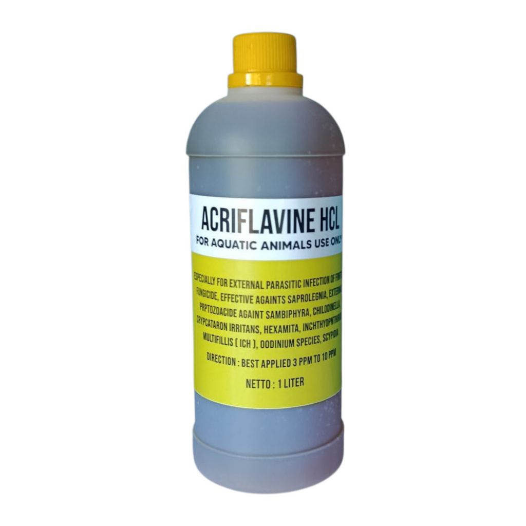 obat ikan hias acriflavine hcl 1 liter