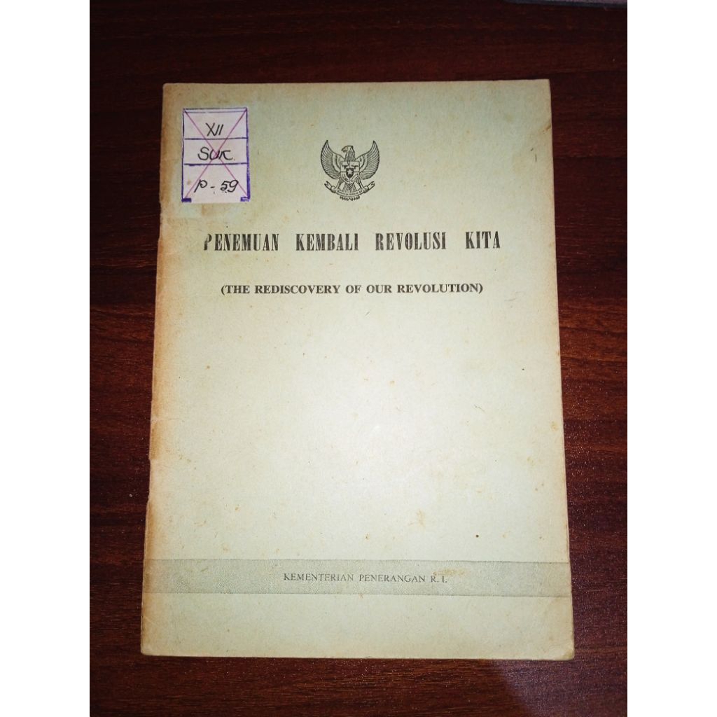 Buku pidato Soekarno - penemuan kembali revolusi kita