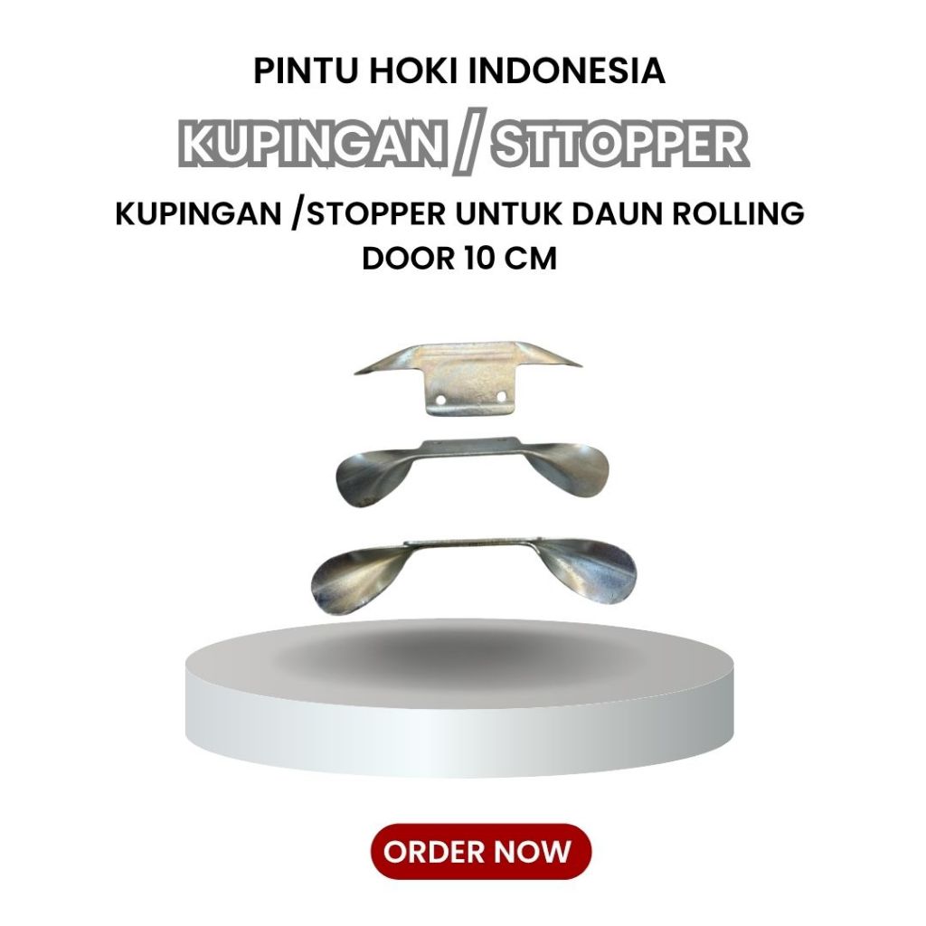 Stopper Rolling Door | Kupingan Rolling Door | Sparepart Pintu Rolling Door Kecil & Besar