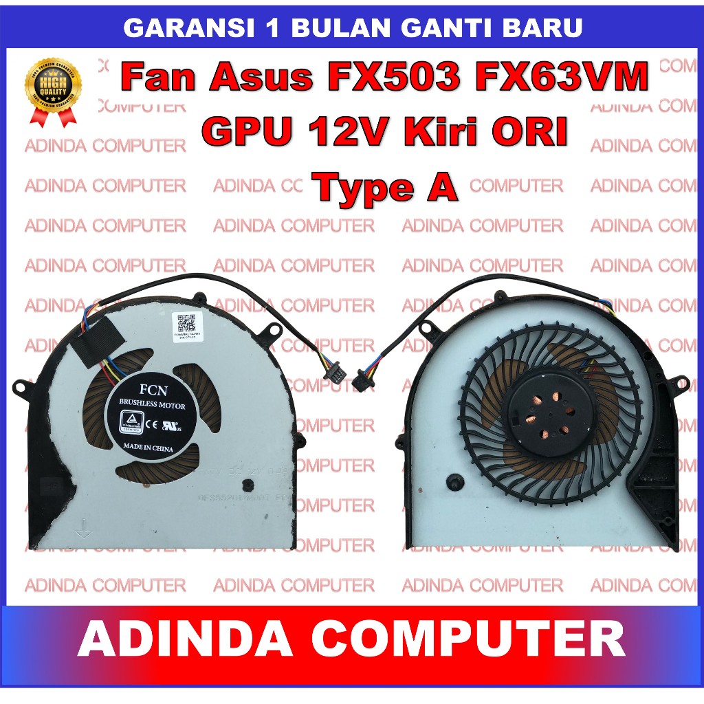 Fan Asus ROG Strix FX503 FX503VD FX63V FZ63VM GL503V GL503VD GL503VM GL503VS GL703 GL503 GL703V GL70