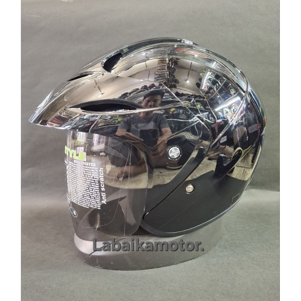 HELM HIU SOLID | HELM TOPI | HALF FACE HIU